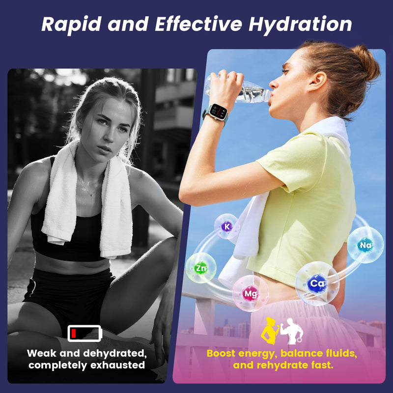 24 Sticks Electrolytes Powder Packets 7 Flavors Sugar Free Hydration Packets Liquid Daily IV Drink Mix, Low Sodium, Lemon Lime, Watermelon, Strawberry, Grape, Grapefruit, Lemon Cucumber, Mint 24 Servings (Pack of 1)