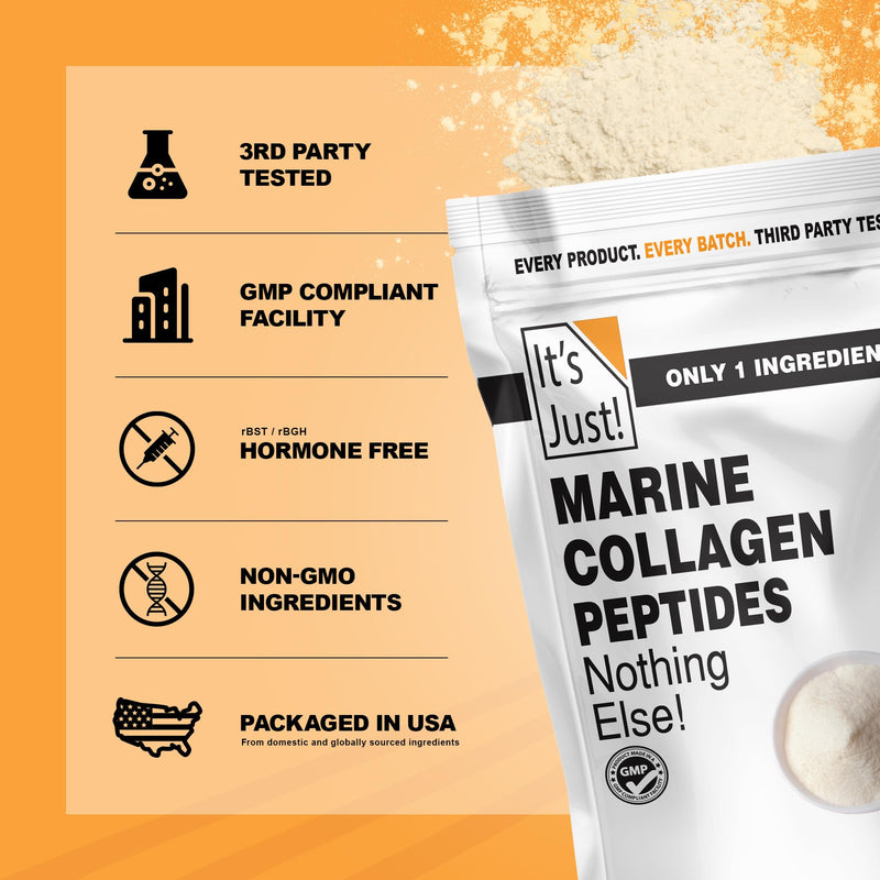 It's Just! - Marine Collagen Peptide Protein Powder, 20oz