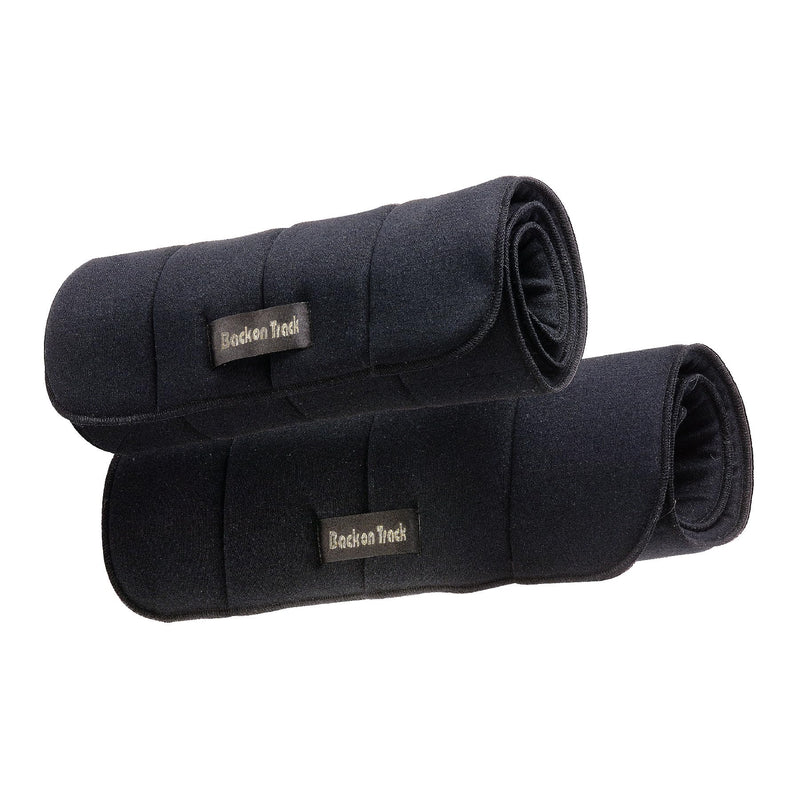 Back on Track No Bow Leg Wraps (Pair), Color: Black, Size: 14 (20500007) - BeesActive Australia