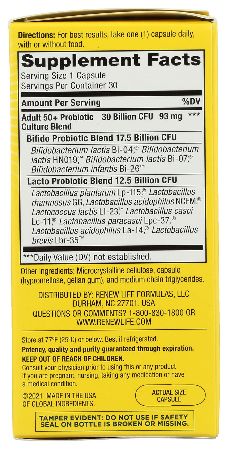 PROBIOTIC 50 Plus 30B