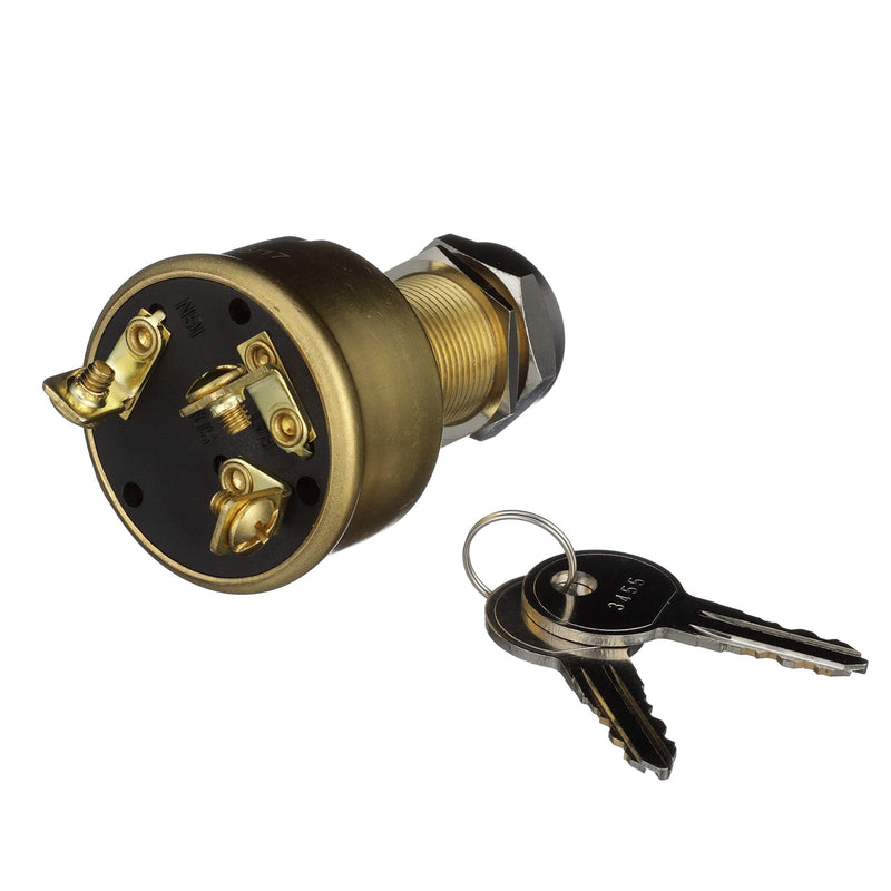 Seachoice 3-Position Heavy Duty Ignition Starter Switch Brass - BeesActive Australia