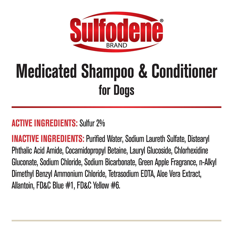 Sulfodene Medicated Shampoo & Conditioner for Dogs 12oz - BeesActive Australia