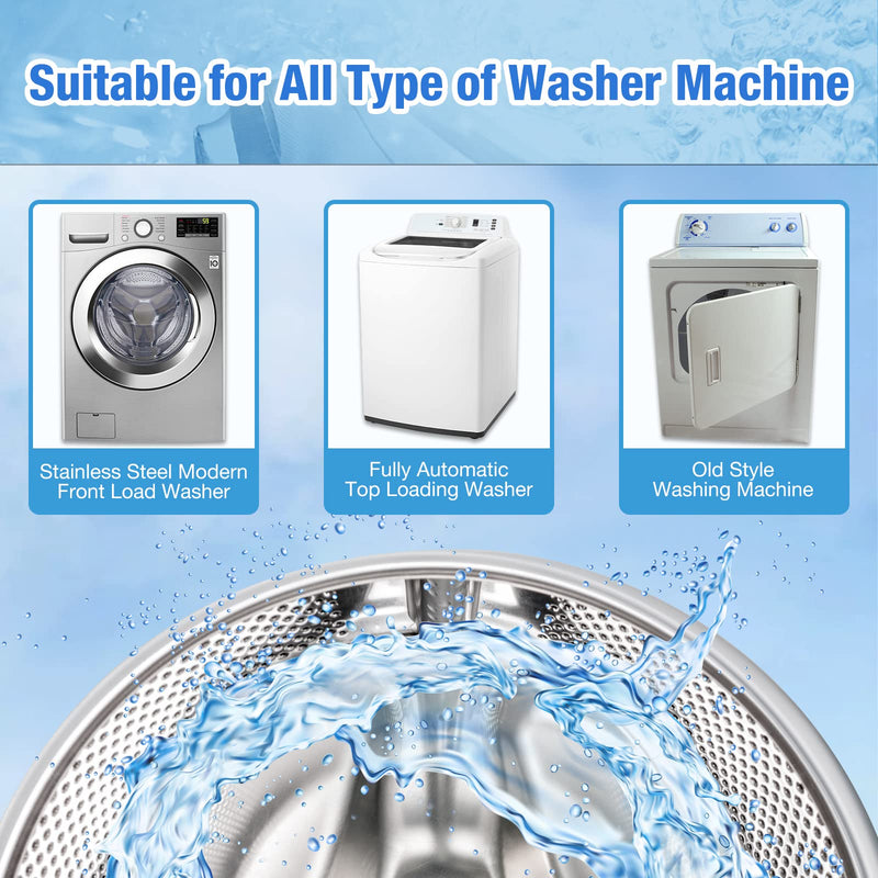 Washing Machine Cleaner Tablets, 24-Pack - Powerful Descaler for Deep Cleaning HE Front Load & Top Load Washers. Eco-Friendly Deodorizer. Cleans Drum & Tub Seal. 1 Year Supply - BeesActive Australia