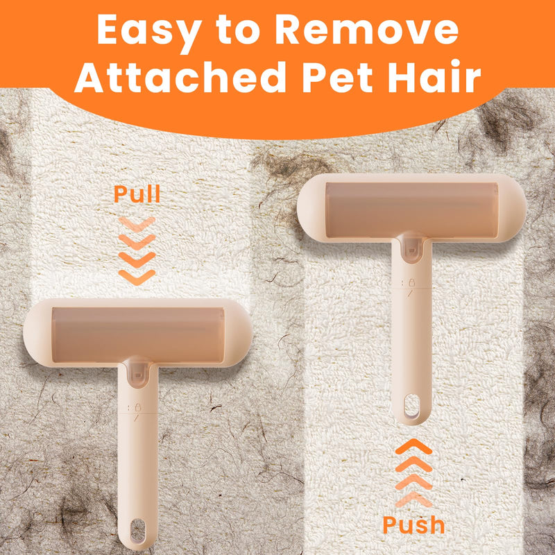 Pet Hair Remover and Reusable Lint Roller, Dog Hair Remover and Cat Hair Remover for Furniture/Couch Pet Hair Removal Tool - BeesActive Australia