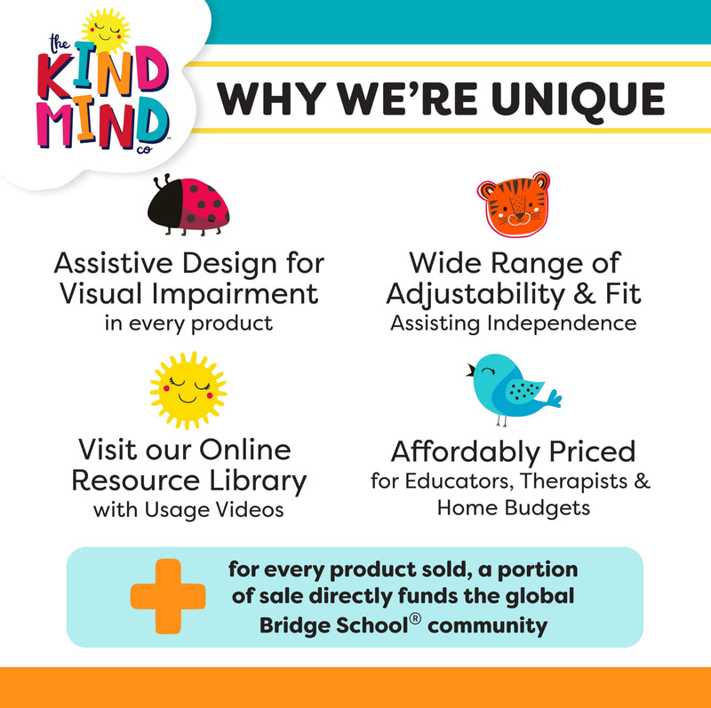 T-Shaped Grip Tools - The Kind Mind Company‚Ñ¢ Adaptive Art, Accessibility Aid for Kids & Adults, Mobility Aid for Painting, Drawing, Gripping - Small, 2-Pack