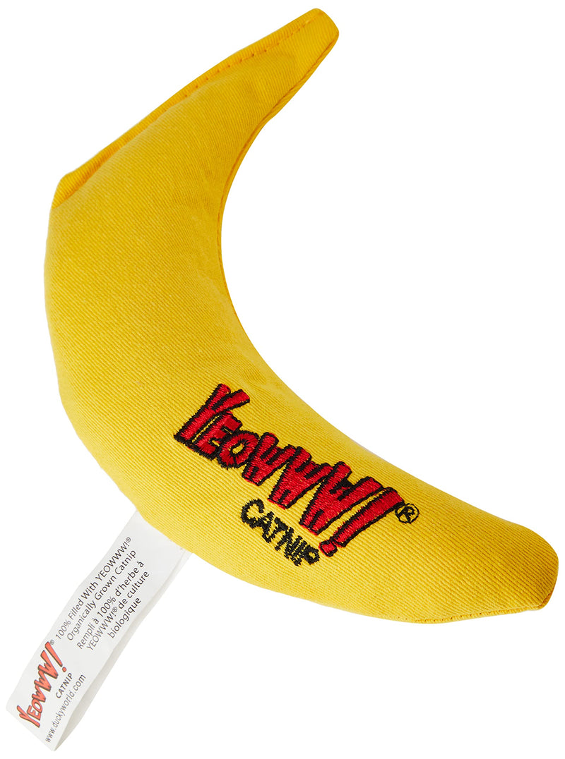 Yeowww! Catnip Toy, Yellow Banana - BeesActive Australia