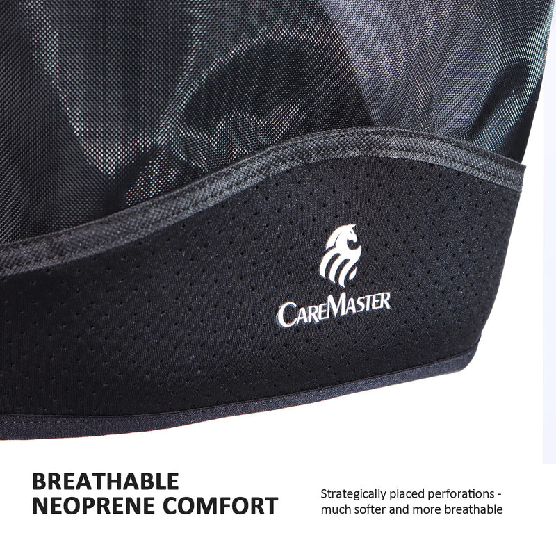CareMaster Horse Fly Mask Large Space Fly Mask Breathable UV Protection Equine Mask with Reflective Features on Ears Mars Black M Medium - BeesActive Australia