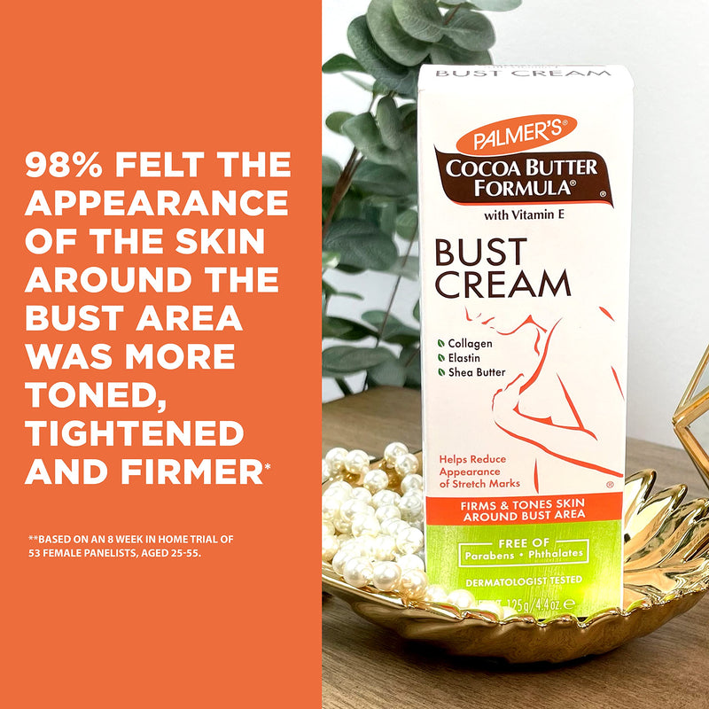 Palmer's Cocoa Butter Formula Bust Cream for Pregnancy Skin Care with Vitamin E, 4.4 oz. (Pack of 3) 1.47 Ounce (Pack of 3) - BeesActive Australia