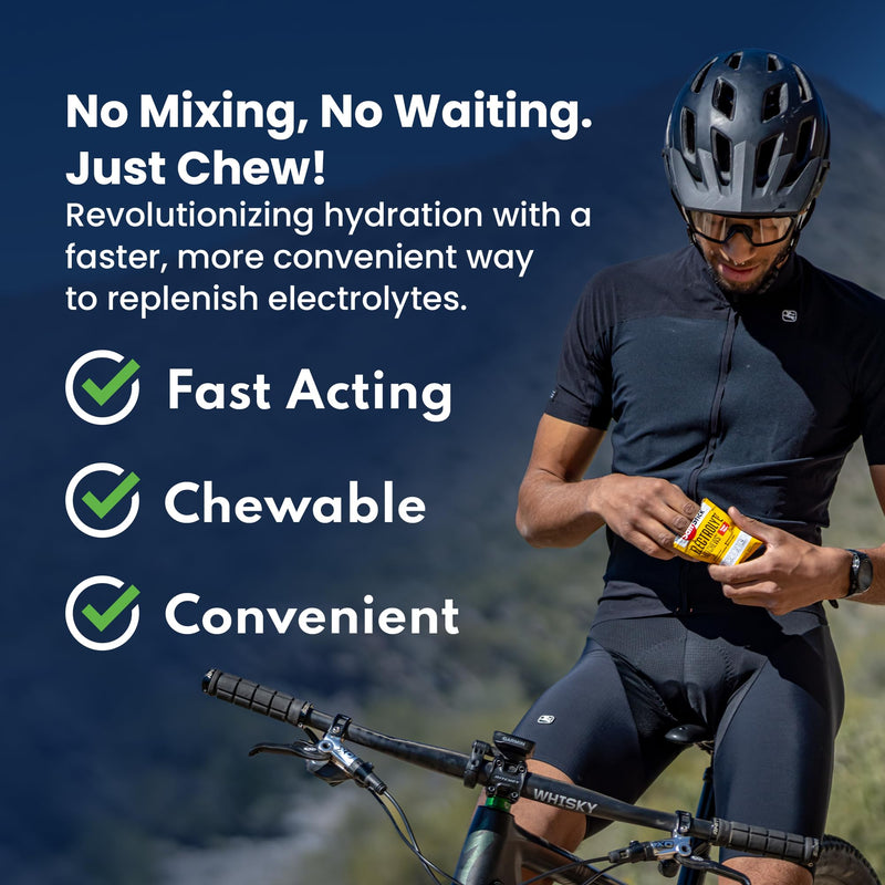SaltStick Electrolyte FastChews - 60 Mixed Berry Chewable Electrolytes - Salt Tablets for Running and Hydration, Electrolyte Chews - 60 Count 60 Count (Pack of 1)