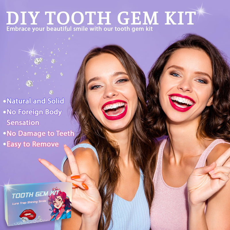 Loeland Tooth Gem Kit, DIY Crystals Jewelry Kit Teeth Gems Kit, Professional Fashionable Tooth Gems Kit for Teeth, Teeth Jewelry Starter kit - BeesActive Australia