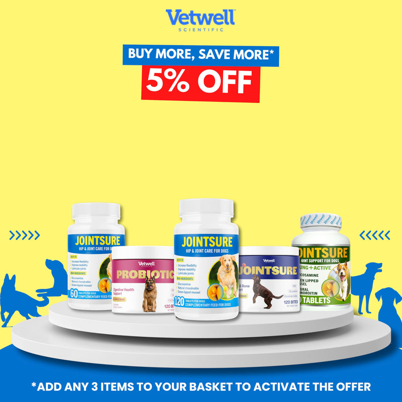 JOINTSURE Joint Supplements for Dogs – 120 Tabs, Joint Structure & Mobility for Dogs| Advanced Formula 120 Tablets