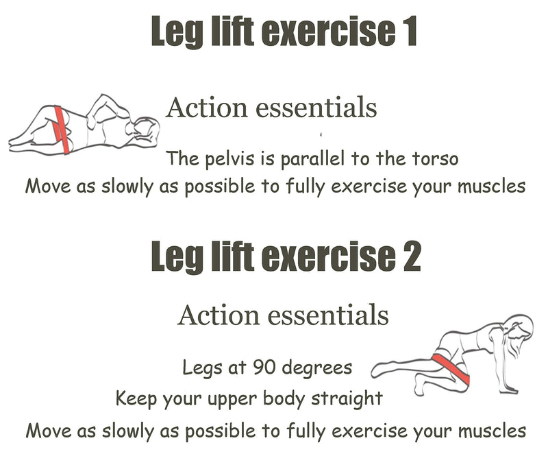 SUWEI Resistance Exercise Band 3.2" Width for Legs or Buttocks, Suitable for Female/Male Sports, Excersize Elastic Band for Home or Gym Exercise and Yoga mix