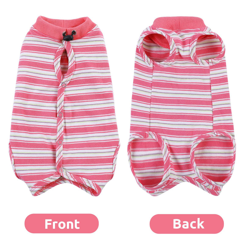 CITÉTOILE Cat bodysuit after surgery, post-operative cat clothing for abdominal wounds, recovery suit, clothing after surgery, e-collar alternative for cats, dogs, pink, M - BeesActive Australia