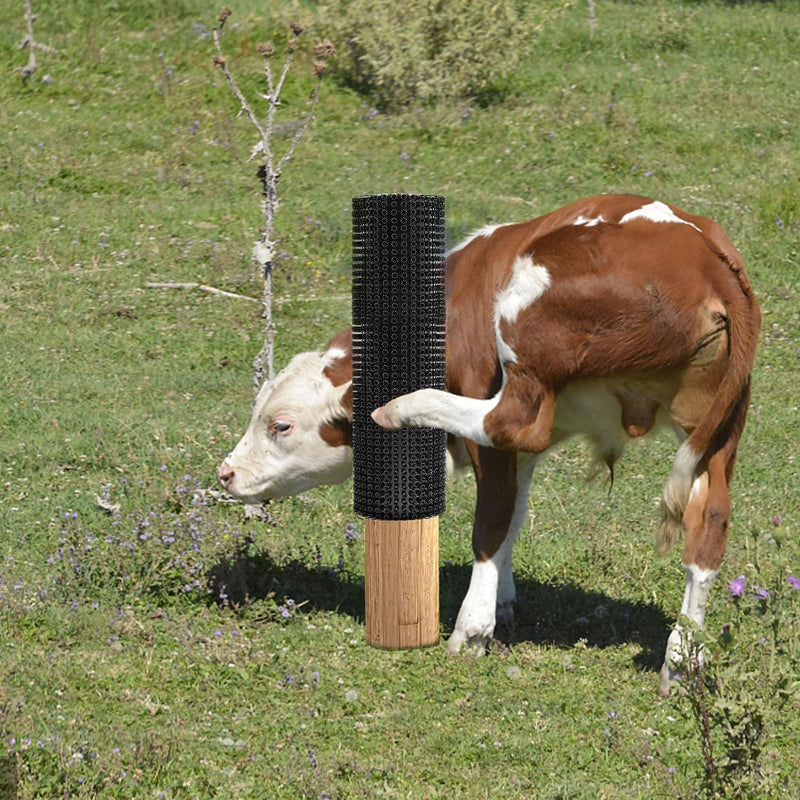 2 pcs Horse Cattle Scratchers, Horse Scratching Post, Soft Massage Brush Kit for Equine Bovine, Scratching Itch Relief Pad for Farm Animals Goat Sheep Cow Dog - BeesActive Australia