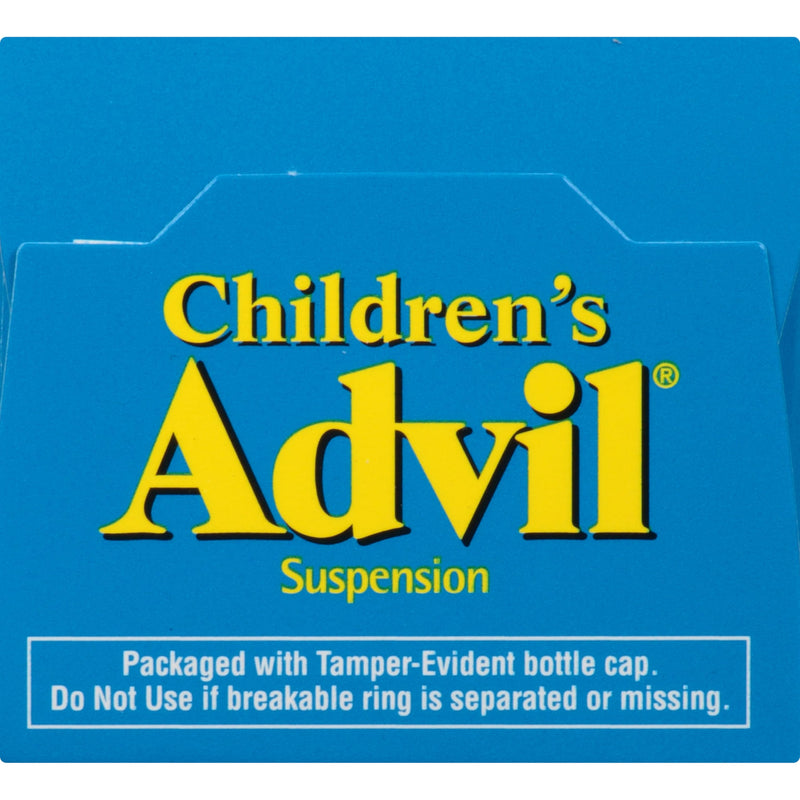 Advil Children's Pain Reliever and Fever Reducer, Dye Free Children's Ibuprofen for Pain Relief, Liquid Ibuprofen for Children, White Grape - 4 Fl Oz (Pack of 3) 4 Fl Oz (Pack of 3)