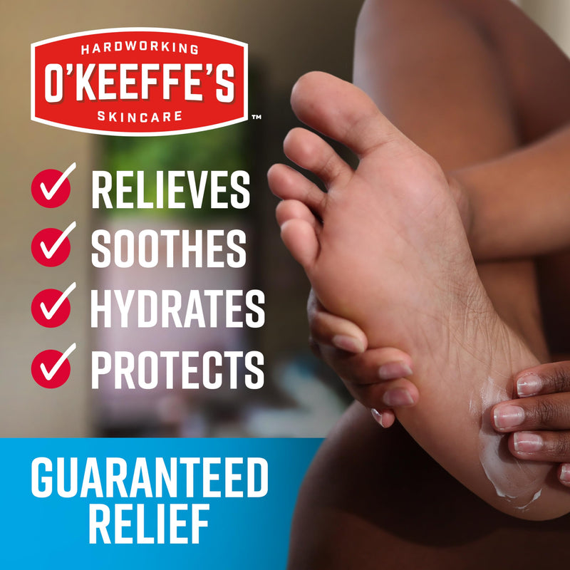 O'Keeffe's for Healthy Feet Pain Relief Skin Protectant Cream; 3 Ounce Tube (Pack of 1); Foot Pain Relief Cream; Cooling Foot Cream - BeesActive Australia