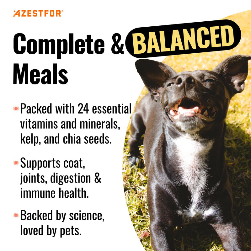 Homemade Dog Food Vitamins Pre-Mix Powder – 24 Essential Nutrients – Supplement for Raw, Barf & Grain Free – for All Breeds & Ages – 16oz Veggie Flavored Flavor