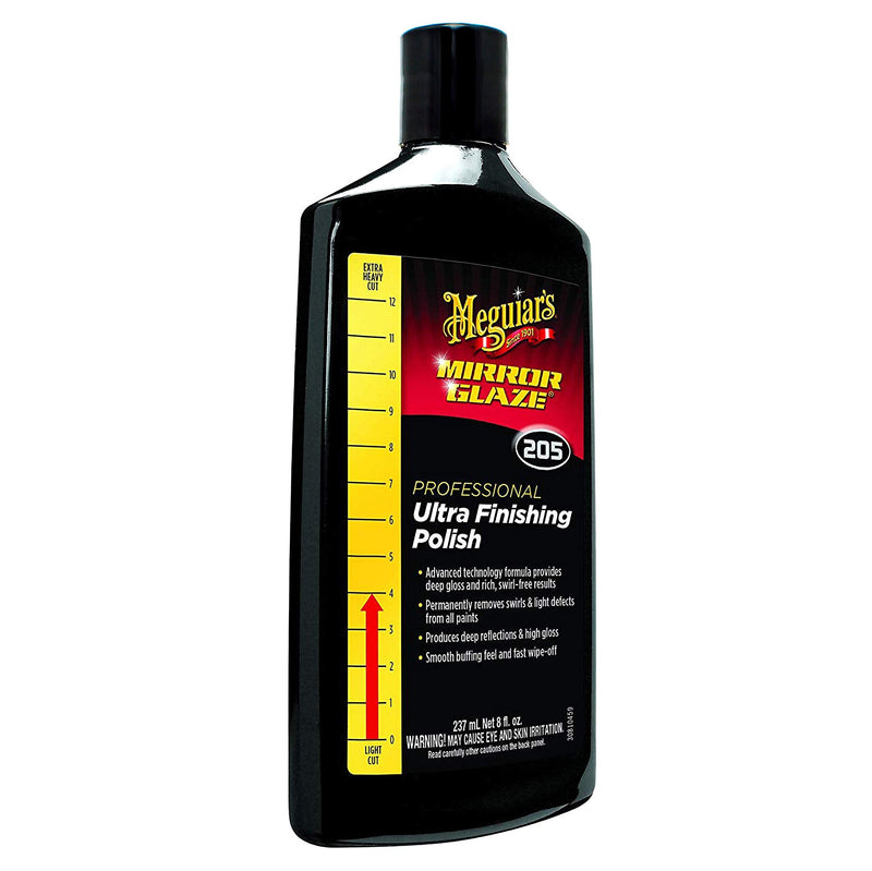 Meguiar's Professional M205 Ultra Finishing Polish Mirror Glaze, 8oz