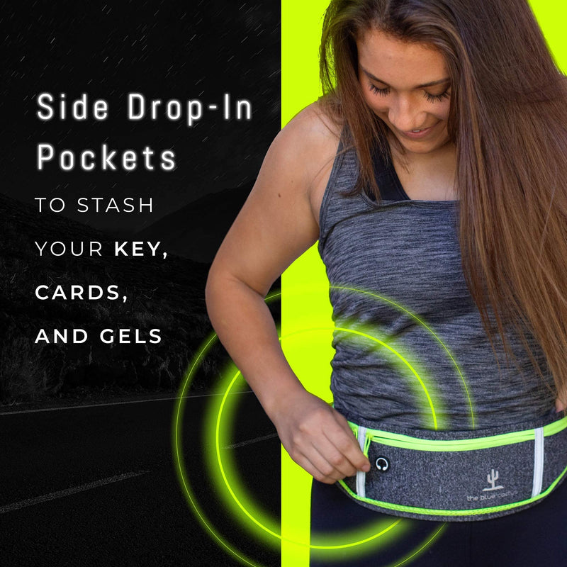 Reflective Running Light Belt with Zipper Pockets and USB Rechargeable, Night Safety Gear for Runners, Dog Walking Gear, Runners Reflective Belt Fits Women, Men, Kids, and Dogs - BeesActive Australia