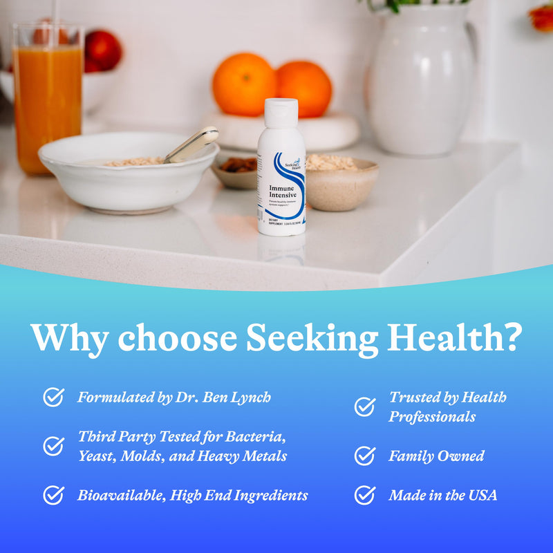 Seeking Health Immune Intensive Potent Healthy Immune System Support- 3.04FL 0Z (90ML)