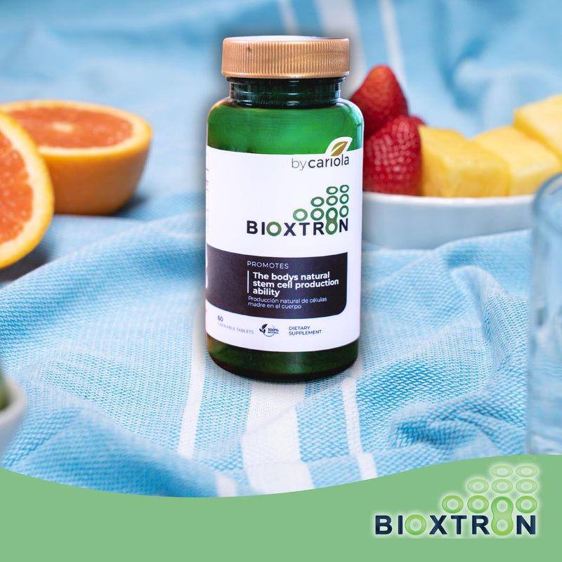 Bioxtron Natural Stem Cell Supplement Chewable Tablets - Spirulina, Chlorella, AFA - Supports Energy, Joint, Muscle, Immune Health - Stem Cell Regenerator - 60 Tablets (30 Servings) 60 Count (Pack of 1)