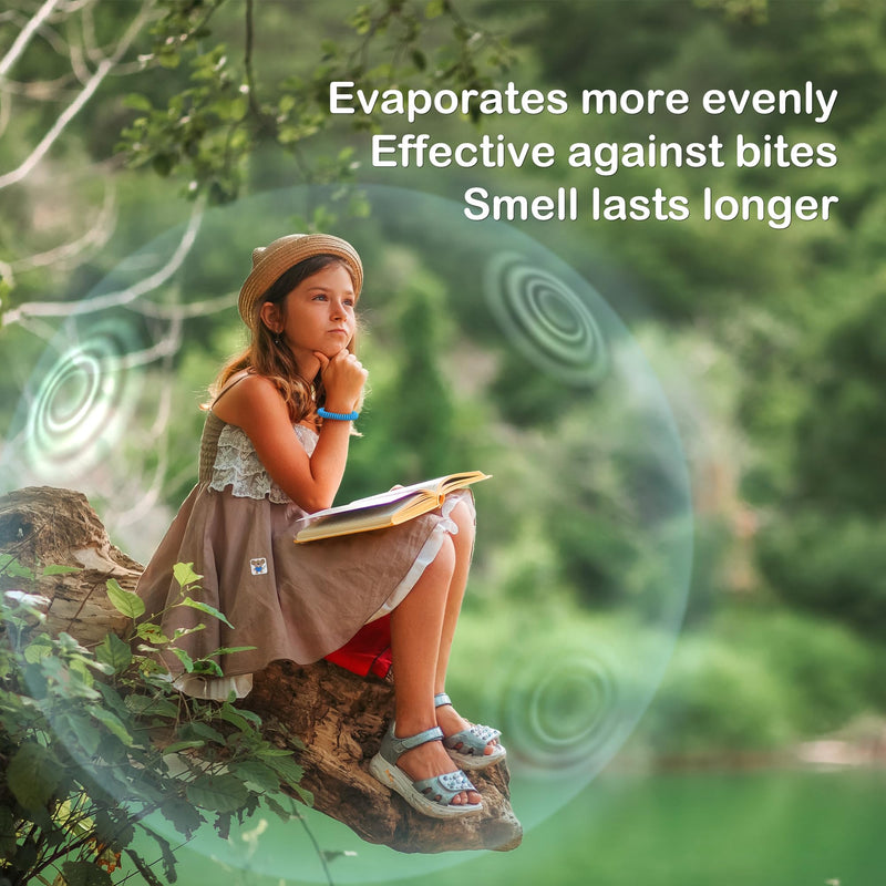 360 Pack Mosquito Repellent Stickers for Kids, with 6 Pack Mosquito Repellent Bracelets, Bug Repellent Stickers Natural DEET - Free, Plant Ingredients, Mosquito Patches for Outdoor Camping 1 Count (Pack of 360) - BeesActive Australia