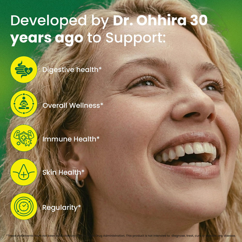 Dr Ohhira's 3-in-1 Probiotics, Prebiotics and Postbiotics to Support Digestive Health for Men & Women | Support Complete Gut Health with Pre, Pro and Post biotics Supplement | 30 Vegan Capsules Unflavored 30 Count (Pack of 1)