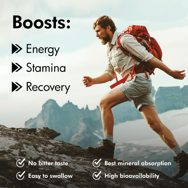 Himalayan Shilajit with Fulvic Acid, Humic Acid, 85+ Minerals- Gold Grade Plus - Same as Resin - Energy, Stamina, Brain Support - 20,000mg, 120 Capsules - Made in The USA - BeesActive Australia