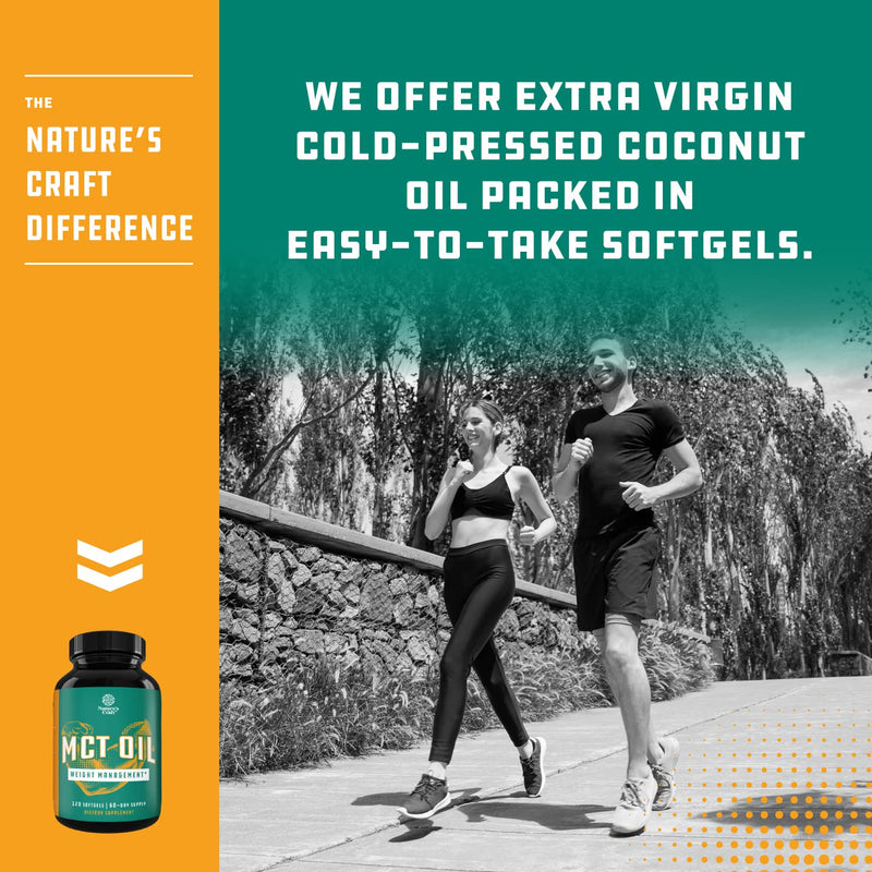 C8 MCT Oil Softgels - Medium Chain Triglycerids MCT Coconut Oil Supplement with Caprylic/Capric Triglycerides for Body Sculpting, Enhanced Energy & Stamina - Keto Supplements for Weight Loss - 120 Ct - BeesActive Australia