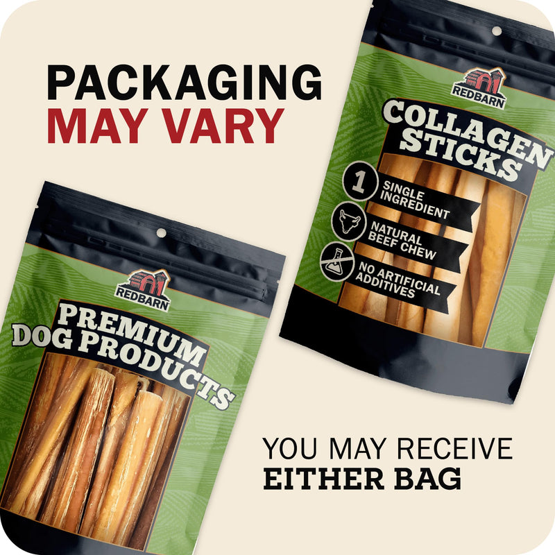 Redbarn Pet Products All-Natural Small 6" Beef Collagen Sticks for Dogs - Long Lasting Low-Odor Alternative to Traditional Rawhide & Bully Sticks - Supports Healthy Joints, Skin, & Coat - 10 Pack Small 6" 5 Count (Pack of 2)