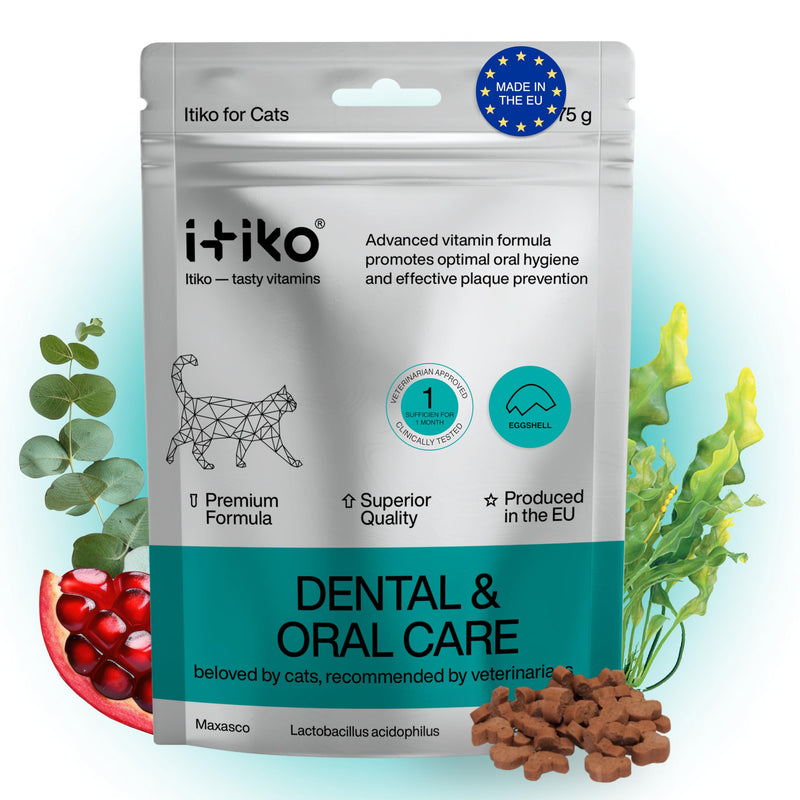 Cat Dental Care | Natural Dental Care for Cats Removes Plaque & Ensures Fresh Breath | Fights Bad Breath | Effective Tartar Remover for Cats | Alternative to Tartar Spray