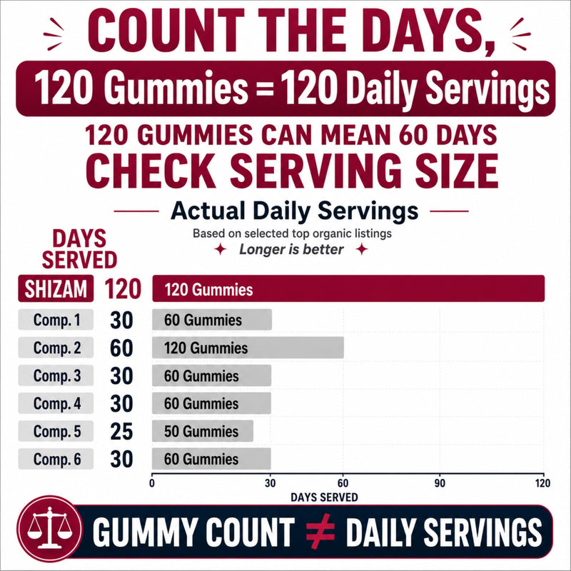 SHIZAM Vitamin D3 10000 IU + K2 MK-7 Gummies with Magnesium & Boron | 120 Day Supply | Vegan, Sugar-Free Formula