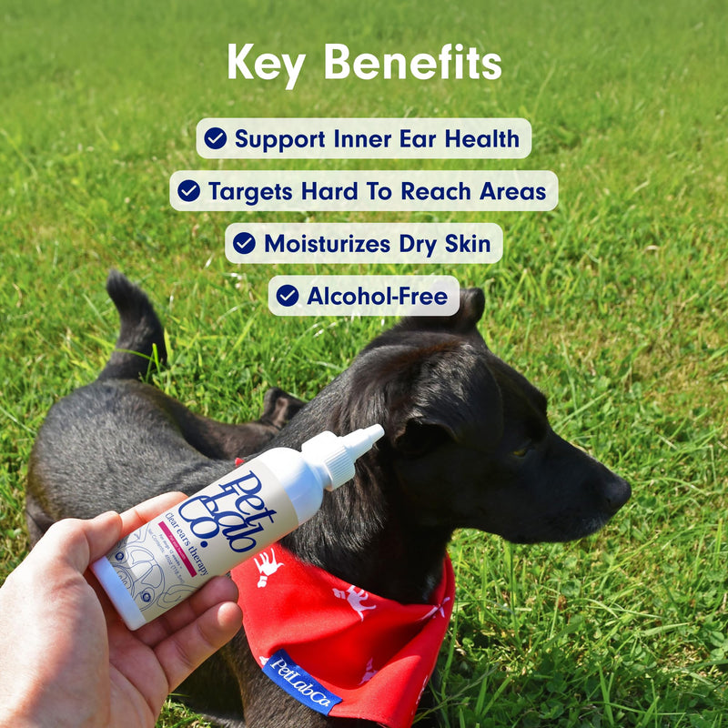 PetLab Co. - Clear Ears Therapy Ear Cleaner for Dogs - Supporting Yeast, Itchy Ears & Healthy Ear Canals - Alcohol-Free Dog Ear Wash - Optimized Dog Ear Cleaner Solution - Packaging May Vary Single Pack - BeesActive Australia