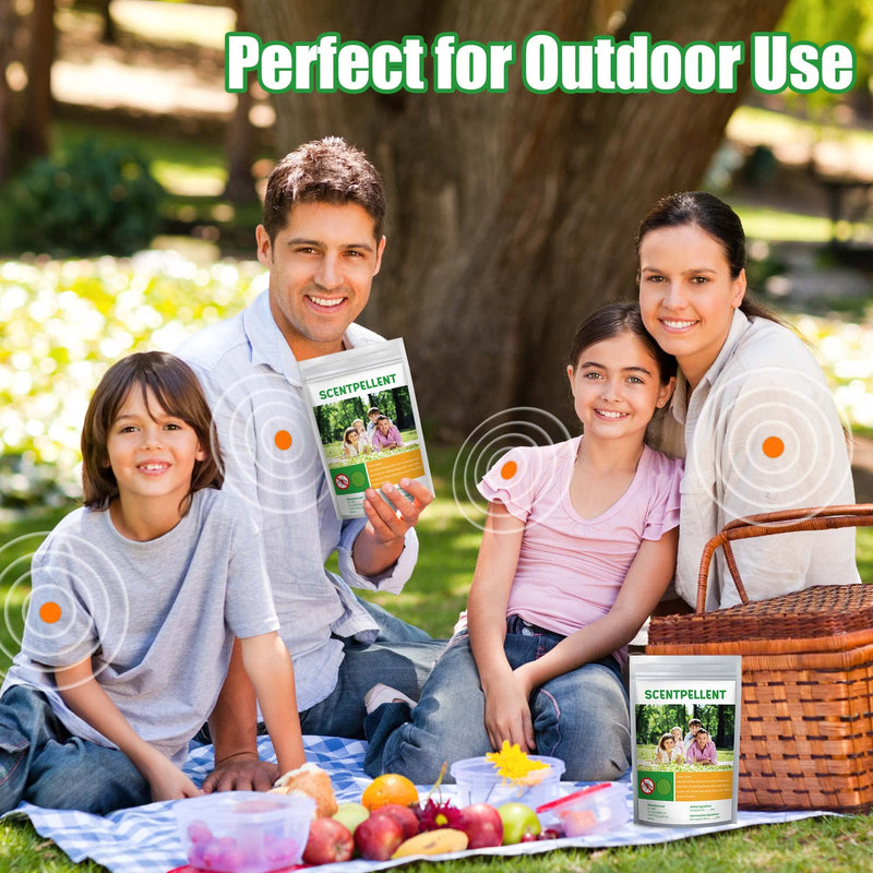 150 Pack Mosquito Stickers for Kids and Adults, Deet Free Natural Citronella Mosquito Patches for Indoor Outdoor Traveling Camping Hiking, Orange 1 Count (Pack of 150) - BeesActive Australia