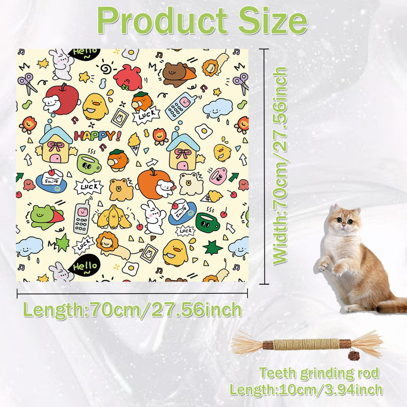 Cat Wrap for Cutting Nails,Self-Adhesive Velcro Cat Grooming Wrap,Anti-Escape,Anti-Scratch,Anti-Bite,Multifunctional Cat Grooming Bag for Calming & Holding Cat(XLarge) XLarge - BeesActive Australia