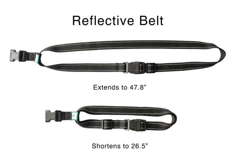Caldwell's Pet Supply Co. Hands-Free Dog Leash, Adjustable Waist Leash for Dog Walking, Non-Bungee, Hands Free Harness, Durable and Versatile Waist Belt Leashes, Cross Body for Dogs (26" - 47") - BeesActive Australia