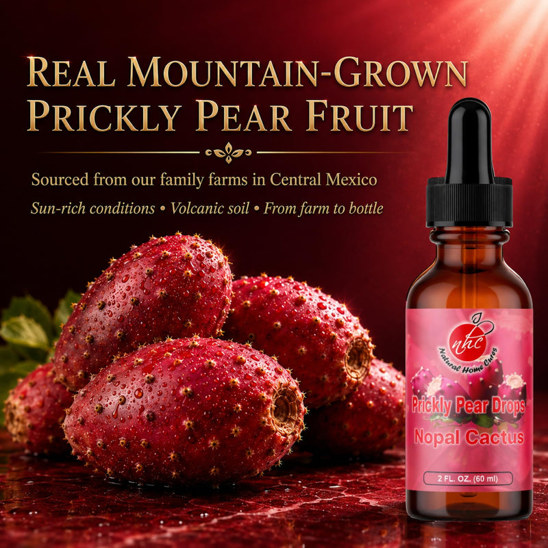 Prickly Pear Drops with Vitamin B12, Concentrated Nopal Cactus Fruit Liquid Supplement, Betalains, 3 Bottles, 180 Total Servings, 2 Fl Oz Each (3) 3 Pack