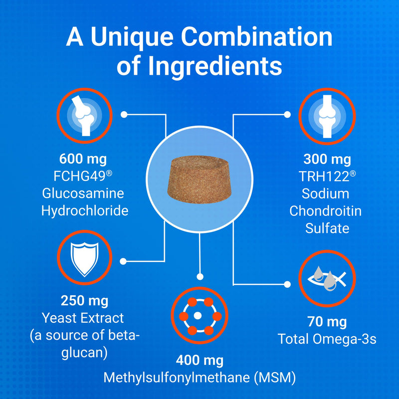Nutramax Cosequin for Senior Dogs Joint Health Supplement, Contains Glucosamine, Chondroitin, MSM, Omega-3s and Beta-Glucan, Supports Joint, Skin and Coat, Immune Health, Soft Chews, 120 Count 120 ct