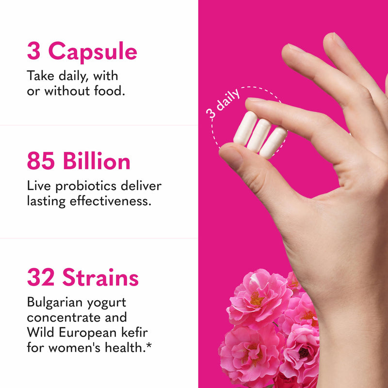 Garden of Life Raw Probiotics Women, 85 Billion CFU, 90 Vegetarian Capsules