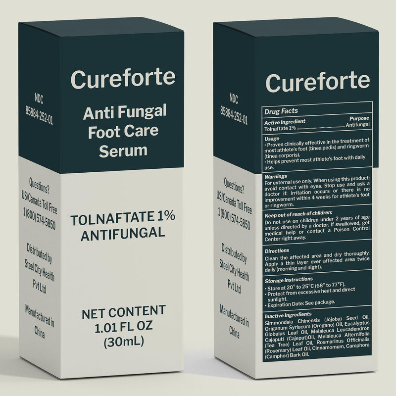 Anti-Fungal Foot & Finger Nails Fungus Treatment Maximum Strength Serum with Tolnaftate 1% – Fast Absorbing Athlete’s Foot & Fungal Skin Relief Solution – Non-Greasy Formula (30 mL) - BeesActive Australia