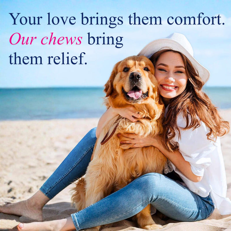 Petroyale Dog Allergy & Itch Support Chews - Dog Allergy Chews for Itchy Skin Relief, Immune Support, Skin & Coat Health - Anti Itch Chews for Dogs, Seasonal Allergy Relief - 50 Soft Chews 50 Chews