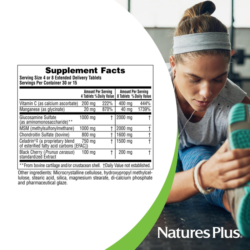NaturesPlus Ultra Rx-Joint Triple Strength - 120 Tablets - Supports Healthy Joint Function - with Glucosamine, Chondroitin & MSM - Gluten Free - 30 Servings 120 Count (Pack of 1)