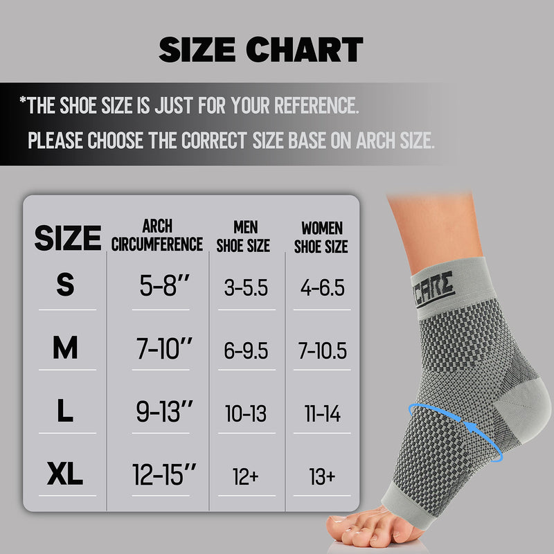 Compression Socks for Women & Men Open Toe (2 Pairs) - Best Ankle Compression Sleeve for Swelling, Achilles Tendonitis, Heel Pain & Plantar Fasciitis Relief, Gray, Large 2pairs-Gray - BeesActive Australia