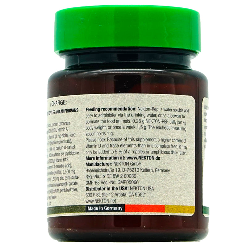 Nekton-Rep Vitamin Mineral Supplement for Reptiles, 35gm 1.23 Ounce (Pack of 1) - PawsPlanet Australia
