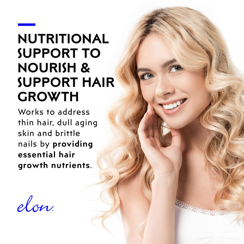 Elon Biotin Gummies for Hair Growth – 60 Count Biotin 5000mcg Per Serving for Hair, Skin and Nails – Vitamin A, Folic Acid, & Vitamin E - Pectin Cherry Flavored Gummies (30 Day Supply) 1 Count (Pack of 1)