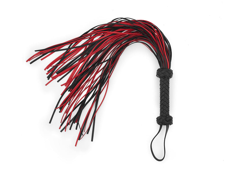 Leather Red Whip 30" Riding Horse Whip - Equestrian Horse Flogger Whip - Red Horse Whip