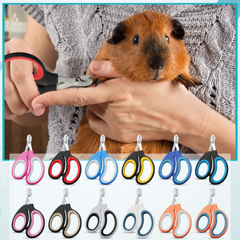 Therwen 24 Pcs Cat Nail Clipper Bulk Cat Nail Trimmer Kitten Claw Clippers Pet Nails Cutter Claw Care for Cats Kittens Bunny Puppy Rabbit Gatos Sharp Safer - BeesActive Australia