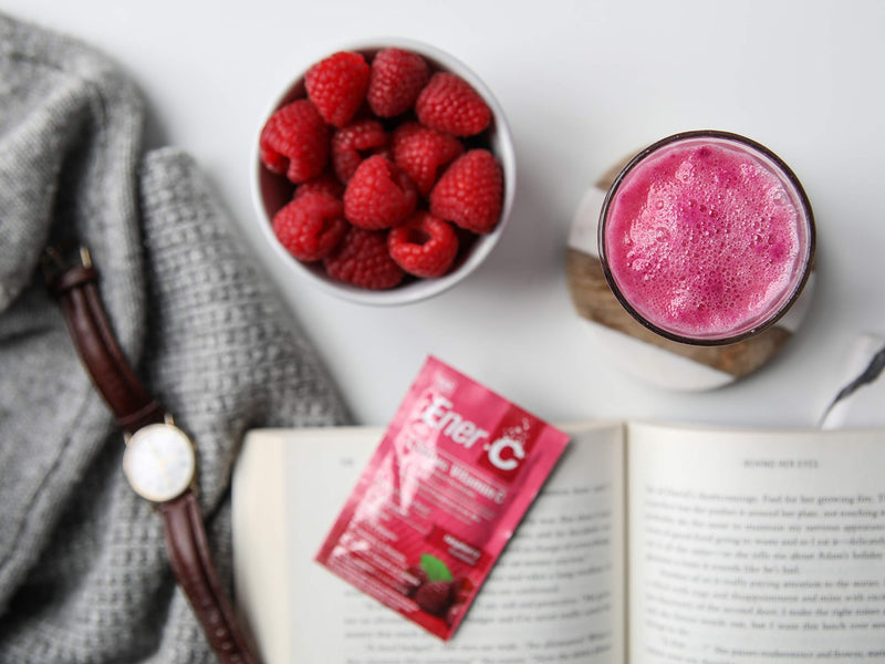 Ener-Life Raspberry Multivitamin Drink Mix 30 Count, 0.3 OZ | Vitamin Packets for Water, Vitamin Drink Mix, Hydration Liquid Mix, Immune Booster for Adults, Healthy Energy