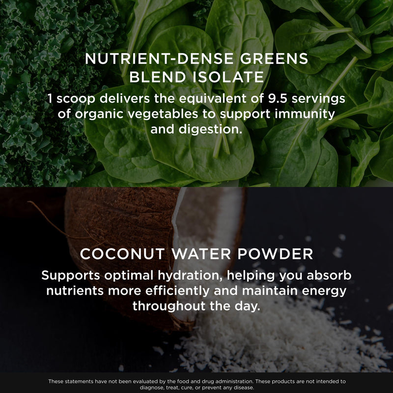 The Genius Brand Daily Superfood Greens, Pineapple, 30 Ct | Organic Plant-Based Whole Food Blend with Greens, Fruits and Veggies for Daily Nutrition, Pineapple Flavor