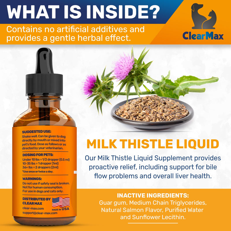 Natural Supplements – Liver Support for Dogs & Cats – Milk Thistle for Cats – Milk Thistle for Dogs – Bundle - PawsPlanet Australia